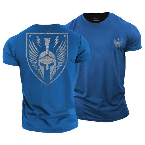 Men's Warrior Shield Cotton T-Shirt